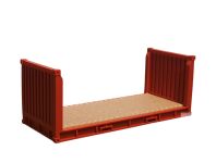 In der Spur TT-FR20-DR - TT - Flat Rack 20 - dunkelrot